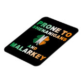 Anfällig für Shenanigans und Malarkey St Patricks  Magnet (Linke Seite)