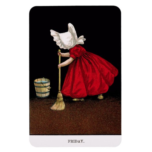 Anfang der 1900er Jahre Freitag Sunbonnet Sue Magn Magnet (Vertikal)