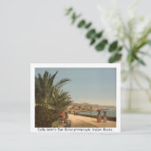 Anfang der 1900er Jahre Italien, Promenade in San Postkarte (Stehend Vorderseite)