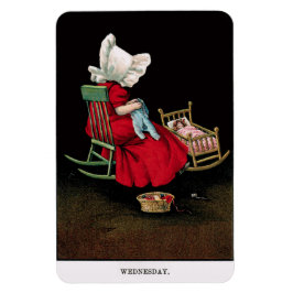 Anfang der 1900er Jahre Mittwoch Sunbonnet Sue Mag Magnet