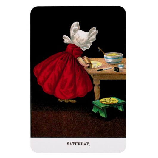 Anfang der 1900er Jahre Sunbonnet Sue Magnet (Vertikal)