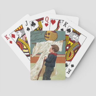 Anfang der 1900er Jahre Vintage Halloween-Grüße Spielkarten