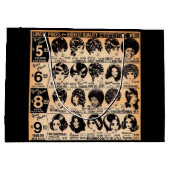 Anfang der 1970er Jahre Perückenwerbung Große Geschenktüte (Rückseite)