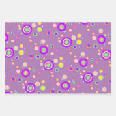 Anfang der 2000er Jahre: Geometrisches Muster für Geschenkpapier Set (Vorderseite)