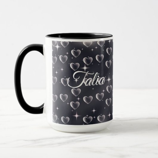 Anfang der 2000er Jahre Kunst der Schwarzen und We Tasse (Links)