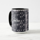 Anfang der 2000er Jahre Kunst der Schwarzen und We Tasse (Vorderseite Links)