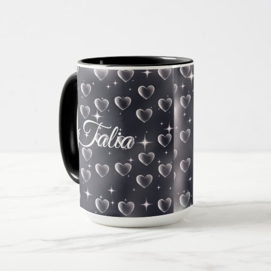 Anfang der 2000er Jahre Kunst der Schwarzen und We Tasse (Vorderseite Links)