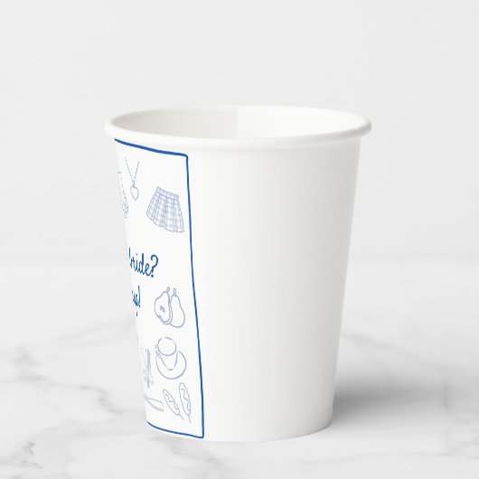 Anfang der 2000er Jahre, Prinzessin Bachelorette C Pappbecher (Links)