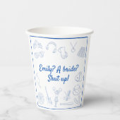 Anfang der 2000er Jahre, Prinzessin Bachelorette C Pappbecher (Vorderseite)