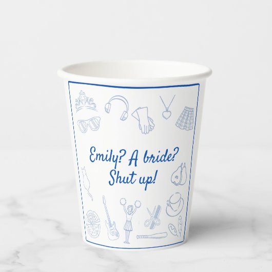 Anfang der 2000er Jahre, Prinzessin Bachelorette C Pappbecher (Vorderseite)