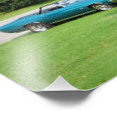 Anfang der 70er Jahre Chevy Chevelle Foto Print (Ecke)