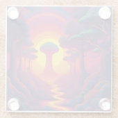 Anfang der Fall Art Glasuntersetzer (Rückseite)