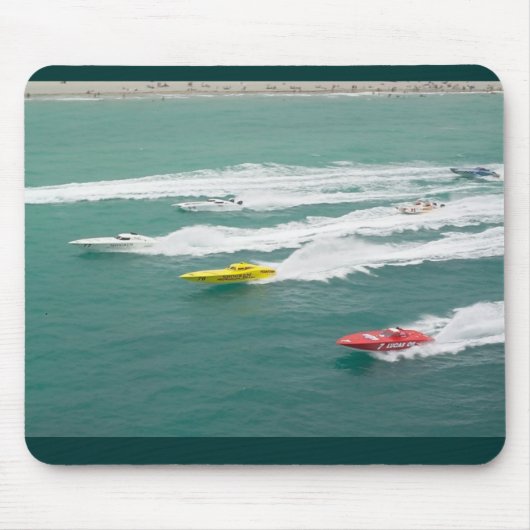 Anfang der Rennen-Mausunterlage Mousepad (Vorne)