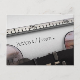 Anfang der URL Postkarte