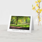 Anfang des Herbstes/des Falles - Glück im neuen Karte (Gelbe Blume)