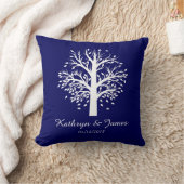 Anfang des neuen Stammbaums, Namen/Datum; Kissen (Decke)