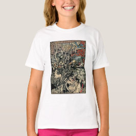 ANFANG DES WELTillinois durch Arthur Rackham T-Shirt