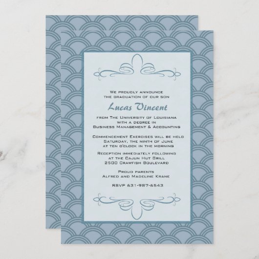 Anfang ehrt Einladung (Vorne/Hinten)