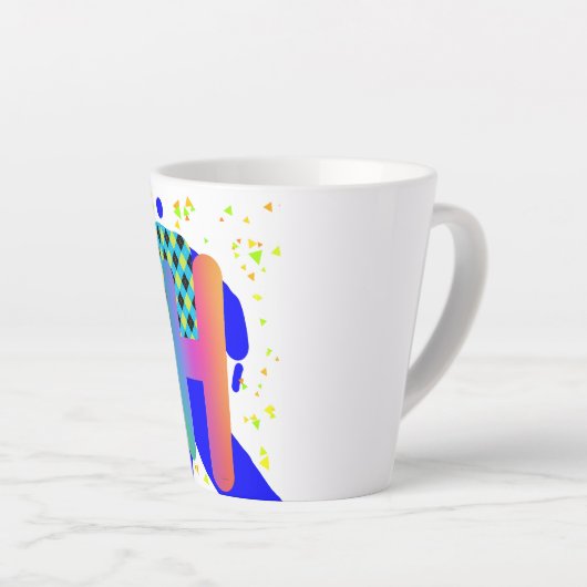 ANFANG H MONOGRAM MILCHTASSE (Rechte Ecke)