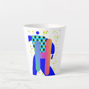 ANFANG H MONOGRAM MILCHTASSE
