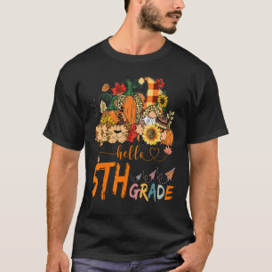 Anfang Herbst Lehrerin Sonnenblume Hallo F T-Shirt