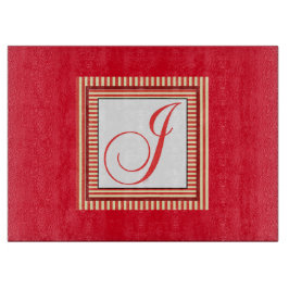 ANFANG J MONOGRAM SCHNEIDEBRETT