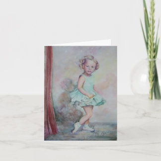 Anfang-Mitteilungskarten des Babys Karte