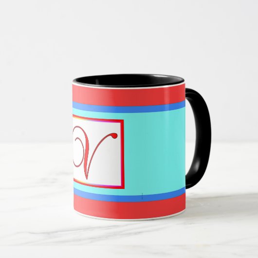 ANFANG / MONOGRAMM AQUA TASSE (VorderseiteRechts)