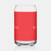 Anfang Name | Lebendiges Rot 16oz Getränk Dosenglas (Links)