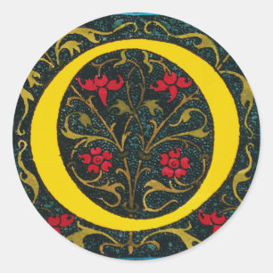 ANFANG O, 1520. RUNDER AUFKLEBER