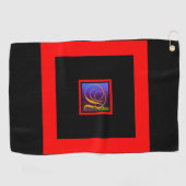 ANFANG R MONOGRAM GOLFHANDTUCH (Horizontal)