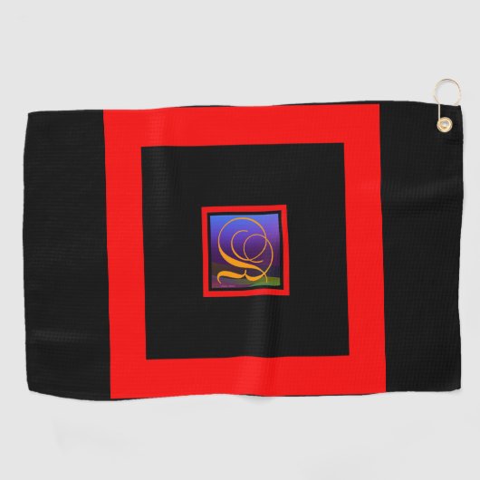 ANFANG R MONOGRAM GOLFHANDTUCH (Horizontal)