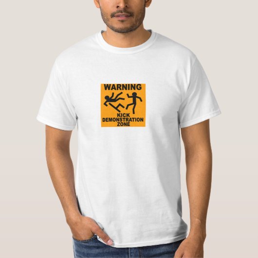 Anfang - Tritt-Demonstrations-Zone T-Shirt (Vorderseite)