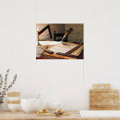 ANFANG UNTER $20 - Kompass und T-Square Poster (Küche)