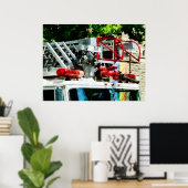 ANFANG UNTER $20 - LKW-Ladder Poster (Heimbüro)