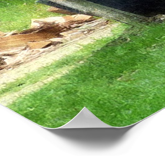 ANFANG UNTER $20 - Nachbarn tratschen am Washday Poster (Ecke)