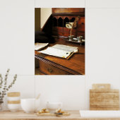 ANFANG UNTER $20 - Quill, Papers and Pipe Poster (Küche)