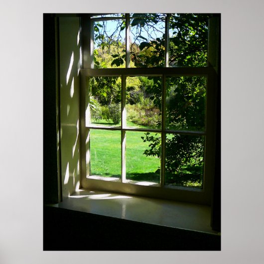 ANFANG UNTER $20 - Sommertag durch das Fenster Poster (Vorne)