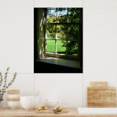 ANFANG UNTER $20 - Sommertag durch das Fenster Poster (Küche)