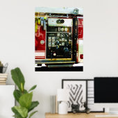 ANFANG UNTER $20 - Spurweiten für Feuerwehrfahrzeu Poster (Heimbüro)