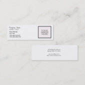 Anfang von Grund auf neu! Mini Visitenkarte (Vorne/Hinten)