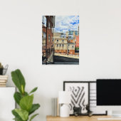 Anfänge: Erste Wohnung Poster (Heimbüro)