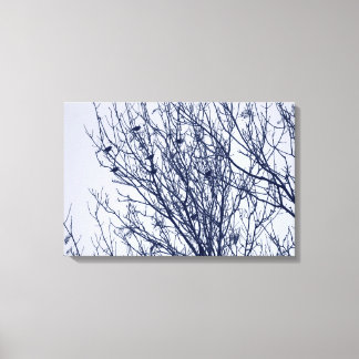 Anfänge in einem Baum Leinwanddruck