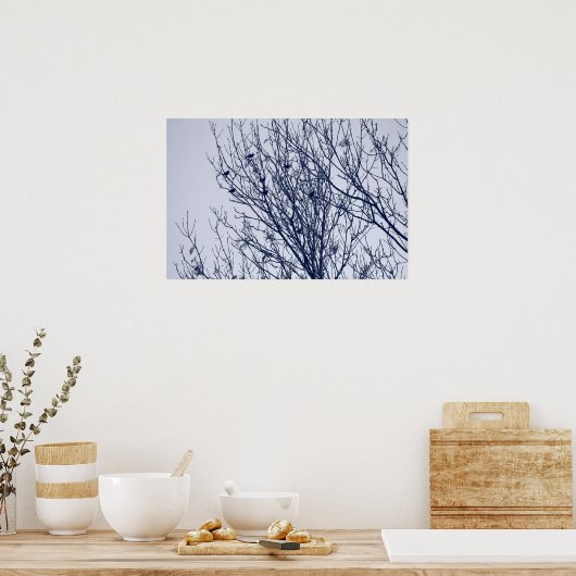 Anfänge in einem Baum Poster (Küche)
