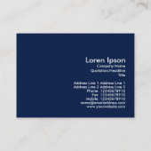 Anfänge in einem Baum Visitenkarte (Rückseite)