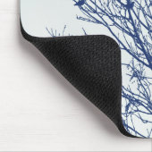 Anfänge in einem Tree - Cyanotypeffekt Mousepad (Ecke)