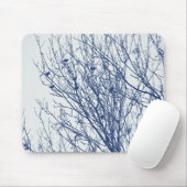 Anfänge in einem Tree - Cyanotypeffekt Mousepad (Mit Mouse)
