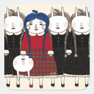 Anfangen 2013 quadratischer aufkleber