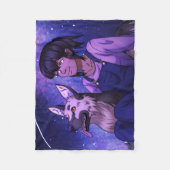Anfangen mit einem Hund Fleecedecke (Vorderseite)