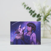 Anfangen mit einem Hund Postkarte (Stehend Vorderseite)